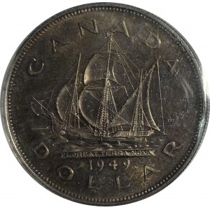 Canada 1949 Silver Dollar