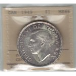 Kanada 1949 Silber Dollar