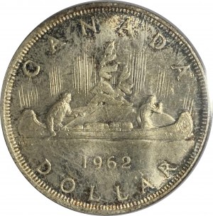 Canada 1962 Silver Dollar