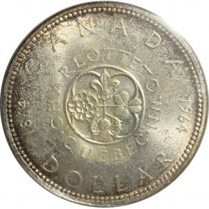 Canada 1964 Silver Dollar