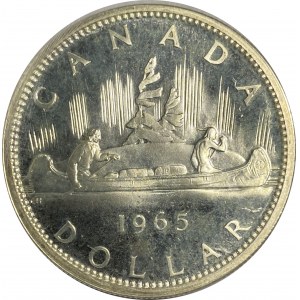 Canada 1965 Silver Dollar LB B5 Proof Like Cameo