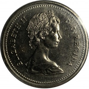 Canada 1974 Nickel Dollar Double Yoke