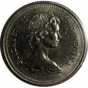 Kanada 1974 Nikl Dollar Double Yoke