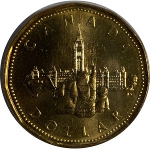 Canada 1992 $1 Parliament Loonie