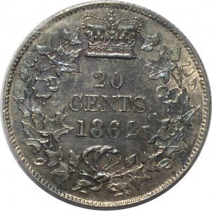 Canada New Brunswick 1862 20 Cent
