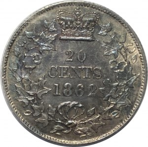 Canada New Brunswick 1862 20 Cent