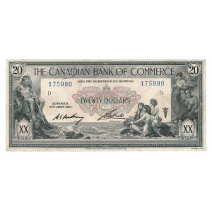 Kanada Die kanadische Handelsbank 1917 $20 Banknote