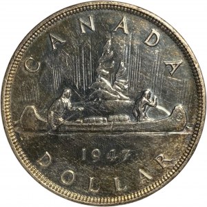 Kanada 1947 Strieborný dolár 7