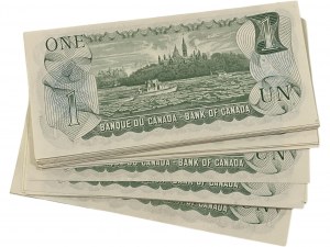 Bank of Canada 1973 $1 Banknotes Lot (36 Pieces)
