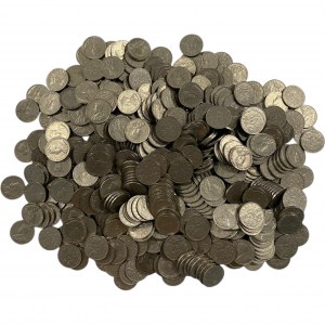 Canada George V 5 Cent Lot (545 Pieces)