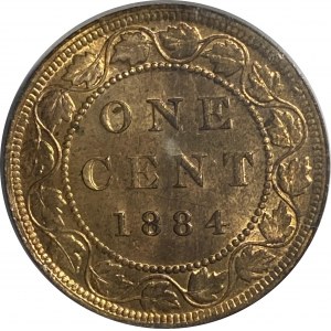 Canada 1884 Large Cent Obverse 2