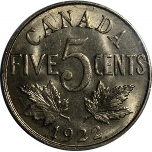 Canada 1922 5 Cents