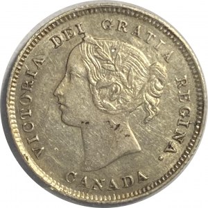 Canada 1892 5 Cents Obverse 2