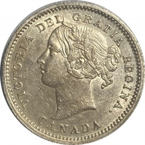 Canada 1870 10 Cents Wide 0