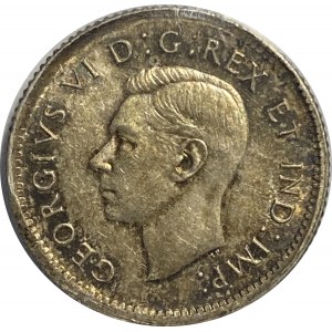 Kanada 1947 10 centov Javorový list