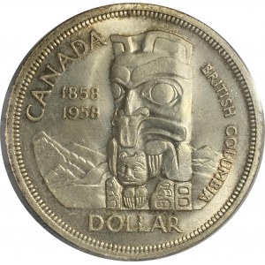 Canada 1958 Silver Dollar