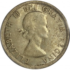 Canada 1958 Silver Dollar