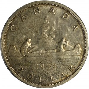 Kanada 1959 Strieborný dolár