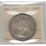 Kanada 1959 Strieborný dolár