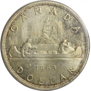 Canada 1963 Silver Dollar