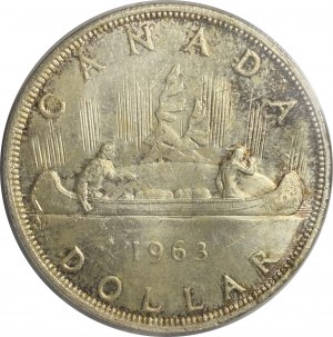 Canada 1963 Silver Dollar