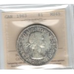 Canada 1963 Silver Dollar