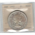 Canada 1962 Dollaro d'argento