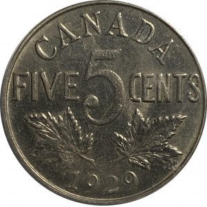 Canada 1929 5 Cents