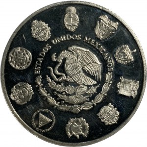 Mexico 1994 5 Pesos Turtle Sterling Silver Coin