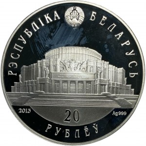 Belarus 2013 20 Roubles Ballerina Silver Coin