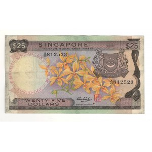 Singapore 1972 $25 Banknote