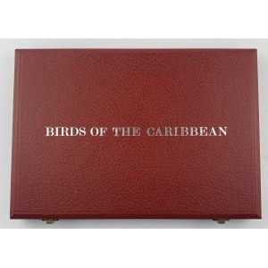 Birds of the Carribean 1988 6 Silver Proof Coin Set