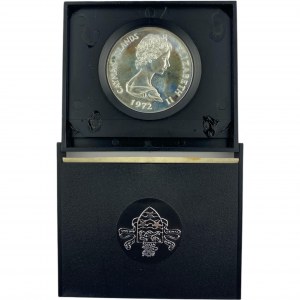 Cayman Islands 1972 $25 Silver Wedding Anniversary Sterling Silver Coin