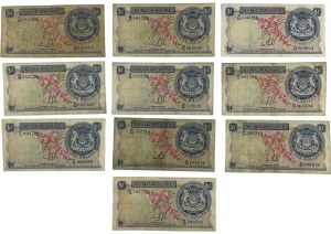 Singapore $1 Banknote Lot (10 Pieces)