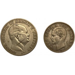 Germany Prussia / Bayern Silver Coin Lot (2 Pieces)