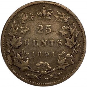 Canada 1891 25 Cent