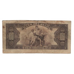 Bank of Canada 1935 $100 Banknote