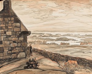 Jean PESKÉ (1870-1949), Nadmorski spacer