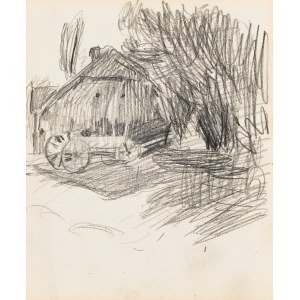 Stanisław KAMOCKI (1875-1944), Wiejska zagroda, VI 1903