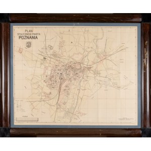 MAP of Poznań, Plan of the Capital City of Poznań, 1929