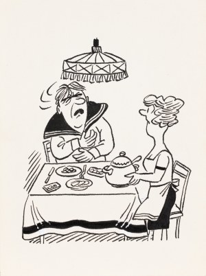 Gwidon MIKLASZEWSKI (1912-1999), Jak się pode mną nie kołysze, to mam przy jedzeniu mdłości!