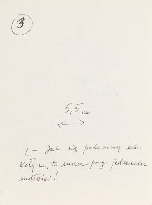 Gwidon MIKLASZEWSKI (1912-1999), Jak się pode mną nie kołysze, to mam przy jedzeniu mdłości!