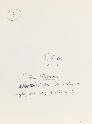 Gwidon MIKLASZEWSKI (1912-1999), Ten Romeo chyba źle widzi - mylą mu się balkony!!!