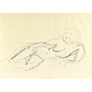 Jerzy PANEK (1918-2001), Akt kobiecy półleżący, 1969