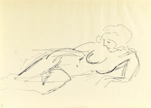 Jerzy PANEK (1918-2001), Akt kobiecy półleżący, 1969