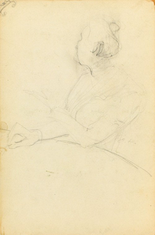 Emilia KNAUSÓWNA (1883-1924), Przy świeczce