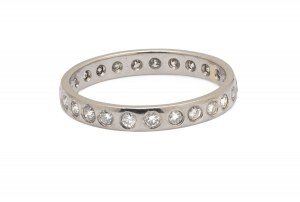 Eternity ring, 2nd half of 20th century.