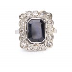 Anello con zaffiro, anni '30.