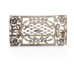 Edwardian-style brooch, early 20th century.
