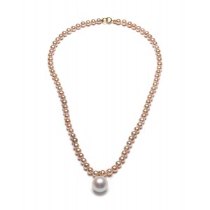 Pearl necklace, early 21st century.